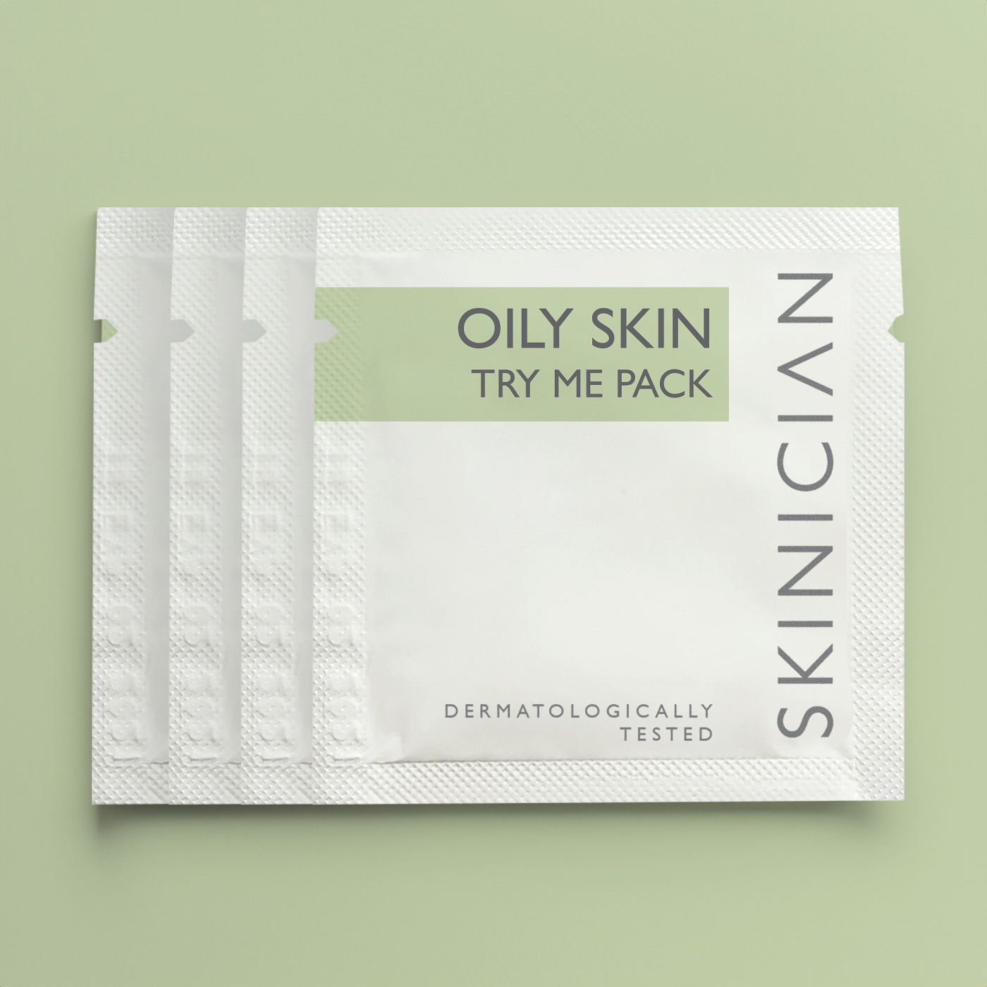 Skinician sachet sample pack for oily skin