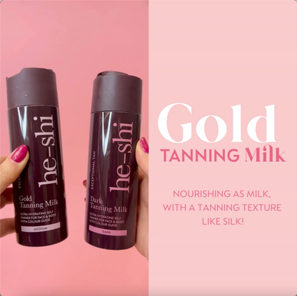 He-Shi Gold Tanning Milk 200ml