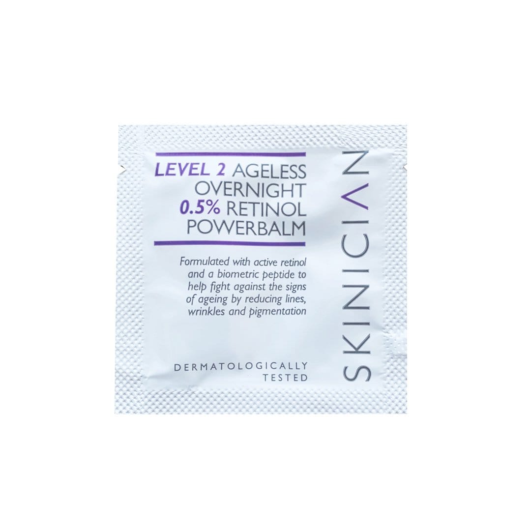 Sachet of Level 2 Ageless Overnight 0.5% Retinol Powerbalm