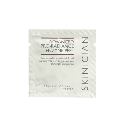 Skinician sachet of the Advanced Pro-Radiance Enzyme Peel Sachet 2ml