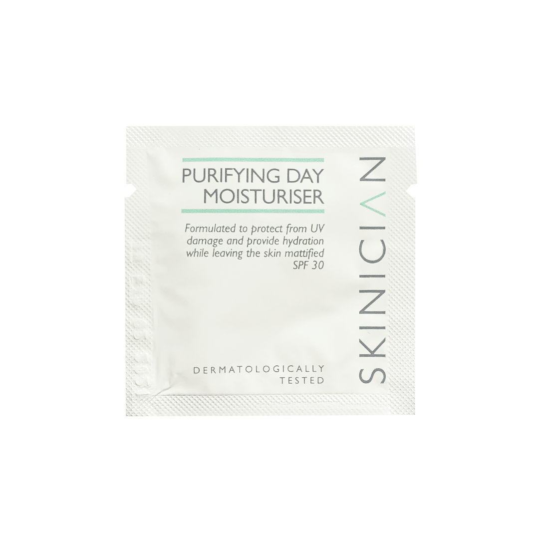 Sachet sample of Purifying Day Moisturser with SPF 30