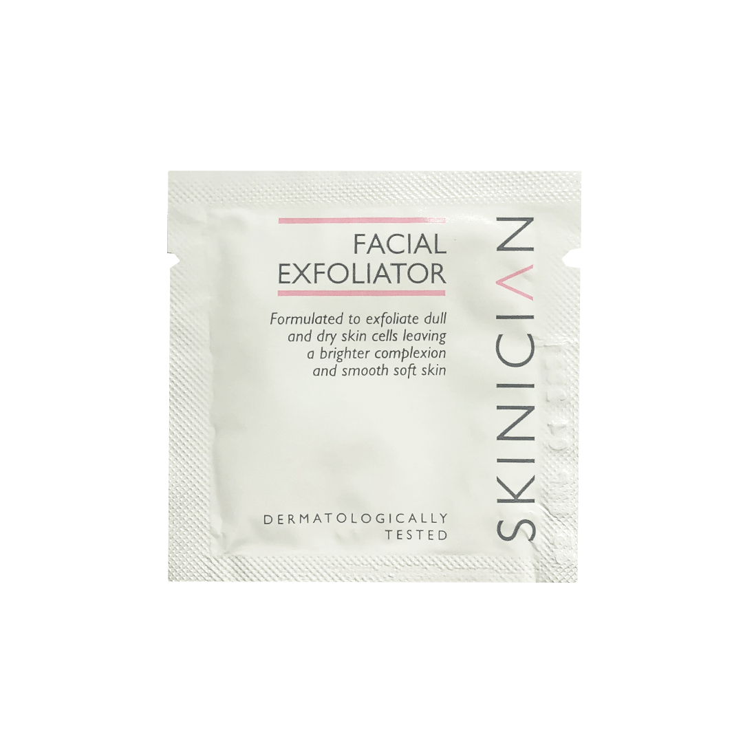 Skinician Revitalising Facial Exfoliator free sample sachet 2ml