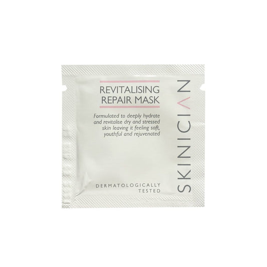 Skinician Revitalising Repair Mask Sachet for dry, stressed skin.